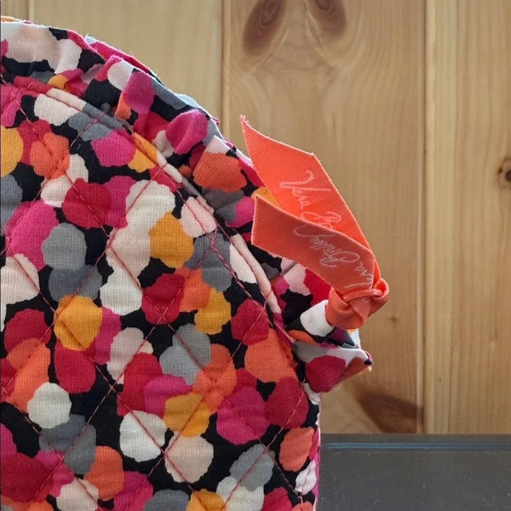 Vera Bradley Glenna Ruffle Quilted Cosmetic Bag